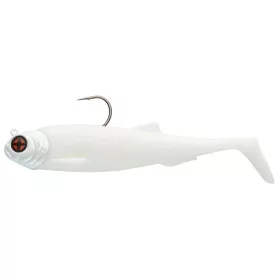   Sakura - SODIUM SHAD 150 - 150MM - Jighead 35g - 077 (Pearl White) - Naluci din cauciuc