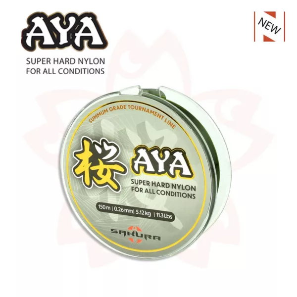 Sakura - AYA - 150 M - 0.29 mm / 6,01 Kg - 13,2 Lb. - Fir principal - Fir monofilament