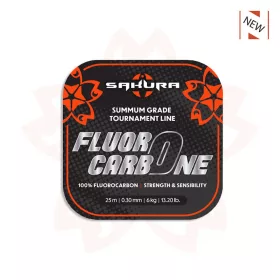   Sakura - FLUOROCARBONE - 25 M - 0.35 mm / 7,75 Kg - 17,0 Lb. - Fir leader - Fluorocarbon