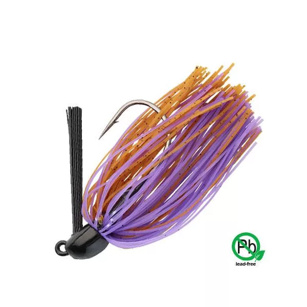 Sakura Tungsten Swim Jig 7,2gr BP Cap jig cu fustă - Maro&Mov