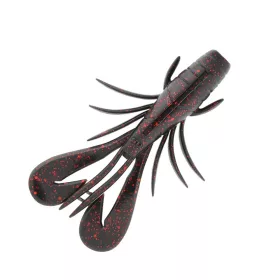   Sakura Zarigani Craw Soft Lure 78mm Racu plastic 112 Black Red Glitter