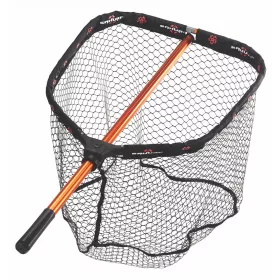   Sakura - SAKURA RUBBER MESH L - 60x70cm - Mâner de minciog cu plasă - Minciog pentru spinning