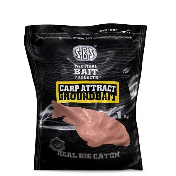 SBS Carp Attract Groundbait Strawberry Jam Nadă 1kg