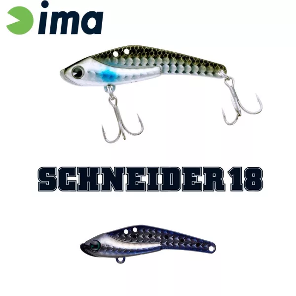 Ima Schneider 18 6,8cm 18gr 018 Black & Black Műcsali