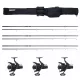 Set Sert 3x Carp Training 10-2 Lansetă și 3x Carp Training HRS 401 FD Mulinete