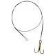 SERT - 7 STRAND TRACE WITH TREBLE HOOK - 60CM - 9KG - Forfac rezistent la mușcături