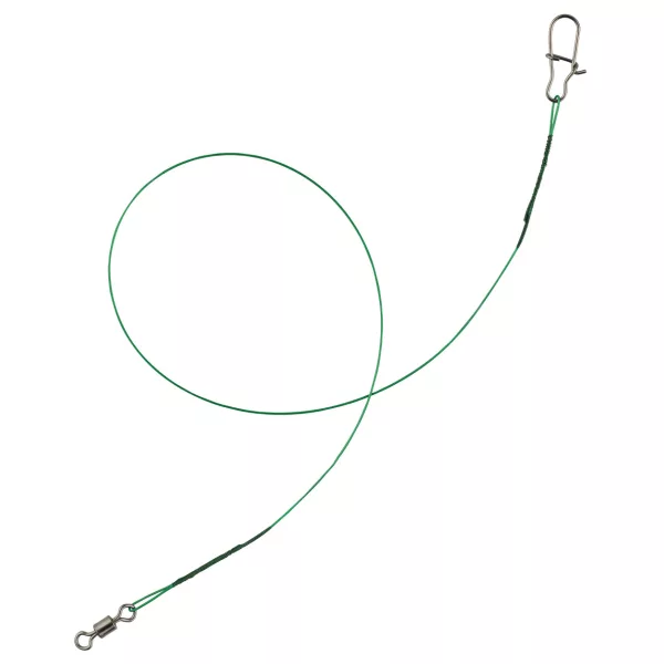 SRT Steel Rig 7 Fire 30cm, 15kg Lider din Sârmă de Oțel cu Vârtej 3buc