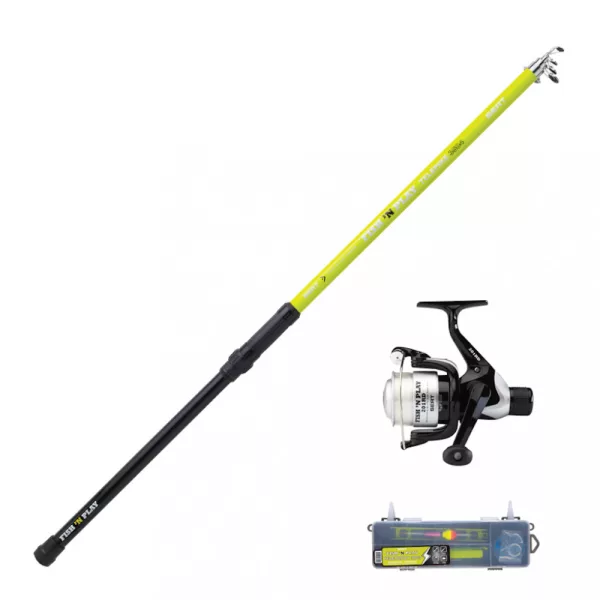 Sert Kit Fish n Play Telepike 3504 Lansetă și 401RD Mulineta Set