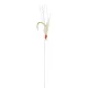 SRT Sabiki Fishskin Dual Colour Heads 175cm 6H 6 Cârlige Legate 6 buc