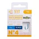 SRT Hamecon Monte Special Trout Reversed Blue 0,24mm 70cm Monofilament 2 Cârlige Pre-legate 10buc
