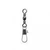 SERT - INTERLOCK SNAP + BARREL SWIVEL BLACK N°6 X8 - Agrafă cu vârtej