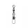 SERT - INTERLOCK SNAP + BARREL SWIVEL BLACK N°6 X8 - Agrafă cu vârtej