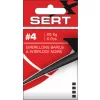 SERT - INTERLOCK SNAP + BARREL SWIVEL BLACK N°6 X8 - Agrafă cu vârtej
