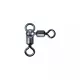 SERT - COMBI ROLLING SWIVELS - BLACK N°1/0x1 X 4 - Vârtej