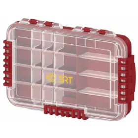   SRT 3076 Cutie Accesorii Roșie Impermeabilă cu 14 Compartimente 35,5x22,5x5,6cm