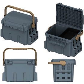   SRT 3090MF Ladă pentru Echipament de Pescuit Gri Închis 35l 54x35x34,3cm