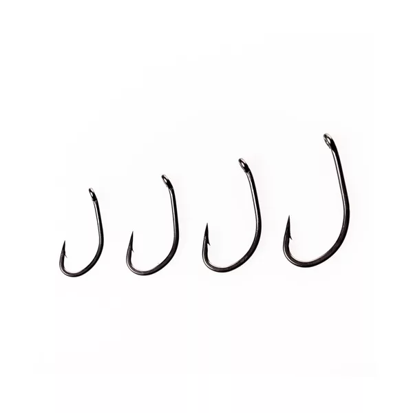 Spotted Fin Curved Barbed cârlig cu barbă