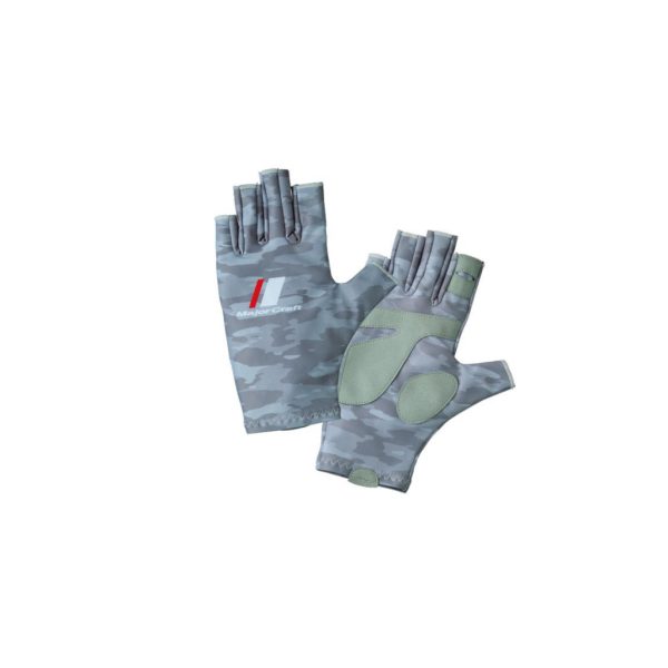 Major Craft UV-Cut Glove Gri deschis Camo Mănușă de vară XL