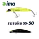 Ima Sasuke SS-50 5cm 1,7gr 008 Matt Night Black Wobbler