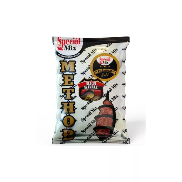 Speciál Mix Nadă Prémium Method Red Krill 800gr
