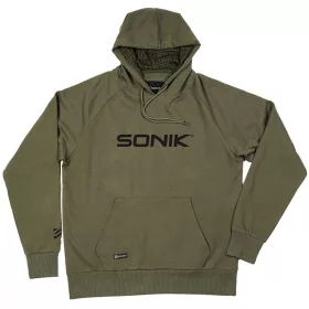 Sonik Hanorac Verde cu Glugă 2XL