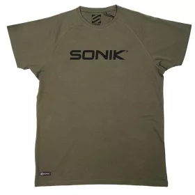 Sonik Raglan Tricou Verde XL