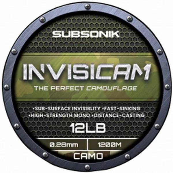 Sonik Subsonik Invisicam 1200m 0,28 Fir principal monofilament