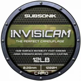   Sonik Subsonik Invisicam 1200m 0,35 Fir principal monofilament