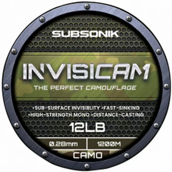 Sonik Subsonik Invisicam 1200m 0,35 Fir principal monofilament