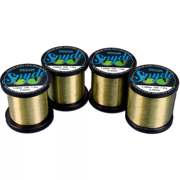 Kriston Snyde Premium Grade 19Lbs 1000m fir principal Monofil-Verde