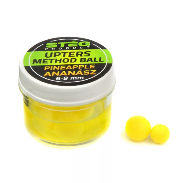 Stég Upters Method Ball Wafter Ananas 6-8mm 10buc