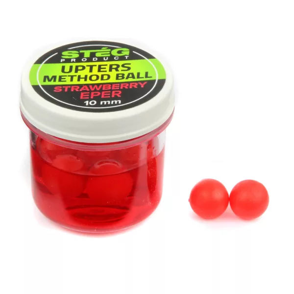 Stég Upters Method Ball Wafter Căpșuni 10mm 8buc