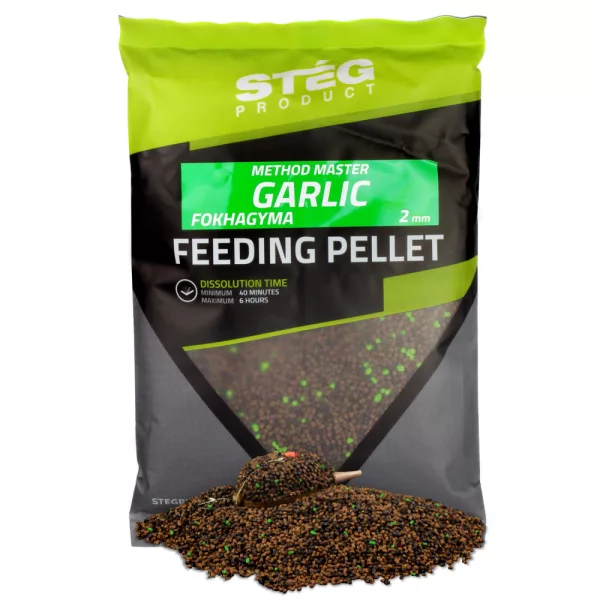 Stég Peletă de Hrănire 2mm Usturoi 800g