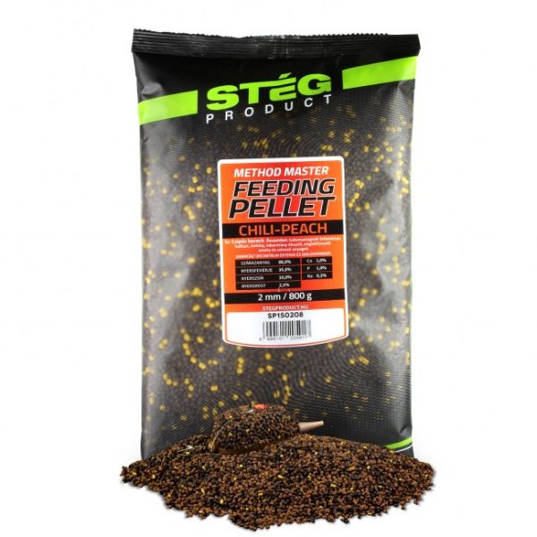 Stég Feeding Caise Picante 2mm 800gr Pelete de nădire