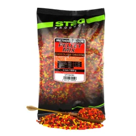 Stég Ciocolată-Portocală 3mm Mix Pelete 800gr