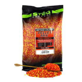 Stég Ardei Iute-Piersică 3mm Mix Pelete 800gr