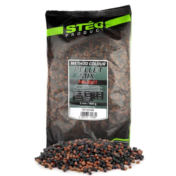 Stég Pellet Mix 3mm Pelete de Halibut 800gr