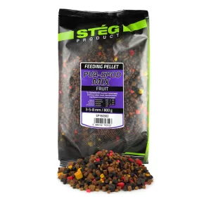 Stég PVA-Spod Mix Fructat 3-5-8mm Mix de Pelete 800gr