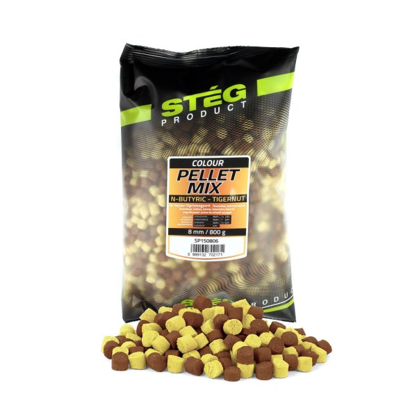 Stég Pellet Mix 8mm Pelete de Alune Tigrate cu Acid Butiric 800gr