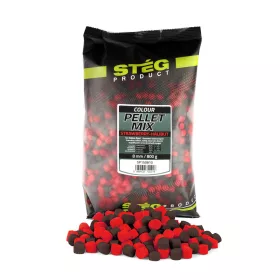 Stég Pellet Mix 8mm Pelete de Căpșuni-Halibut 800gr