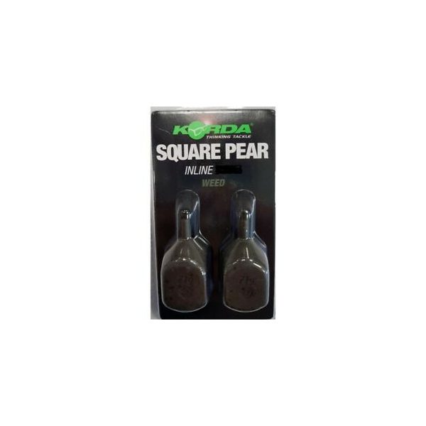 Korda Square Pear Swivel Blister Plumb de crap 70gr