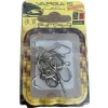 Vargas Catarzis Buffalo Hooks Cârlig de somn cu trei ancore, cu ochet, cu barbă #1/0