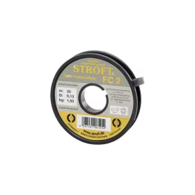  Stroft FC2 Kristálytiszta Áttetsző 0,13mm 25m Fluorocarbon Előkezsinór