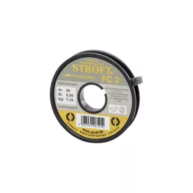   Stroft FC2 Kristálytiszta Áttetsző 0,30mm 25m Fluorocarbon Előkezsinór