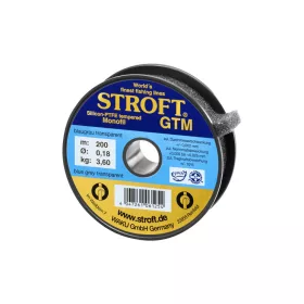   Stroft GTM Kékes Szürke Áttetsző 0,18mm 200m Monofil Főzsinór