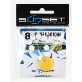 Sunset - BLISTER FLOAT ROUND WHITE 6mm - Opritor