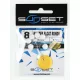 Sunset - BLISTER FLOAT ROUND WHITE 6mm - Opritor