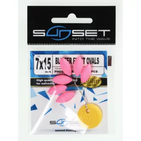 Sunset - BLISTER FLOAT OVALS PHOSPHO PINK 5x10mm - Opritor