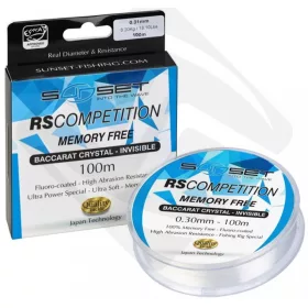   Sunset - MEMORY FREE RS COMPETITION BACCARAT CRYSTAL 0,45mm 100M - Fir monofilament