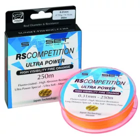   Sunset Nylon RS Competition Ultra Power Hi-Visibility 0,36mm 1000m Monofil Fir principal